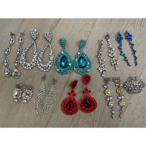 Pageant/Crystal jewelry lot